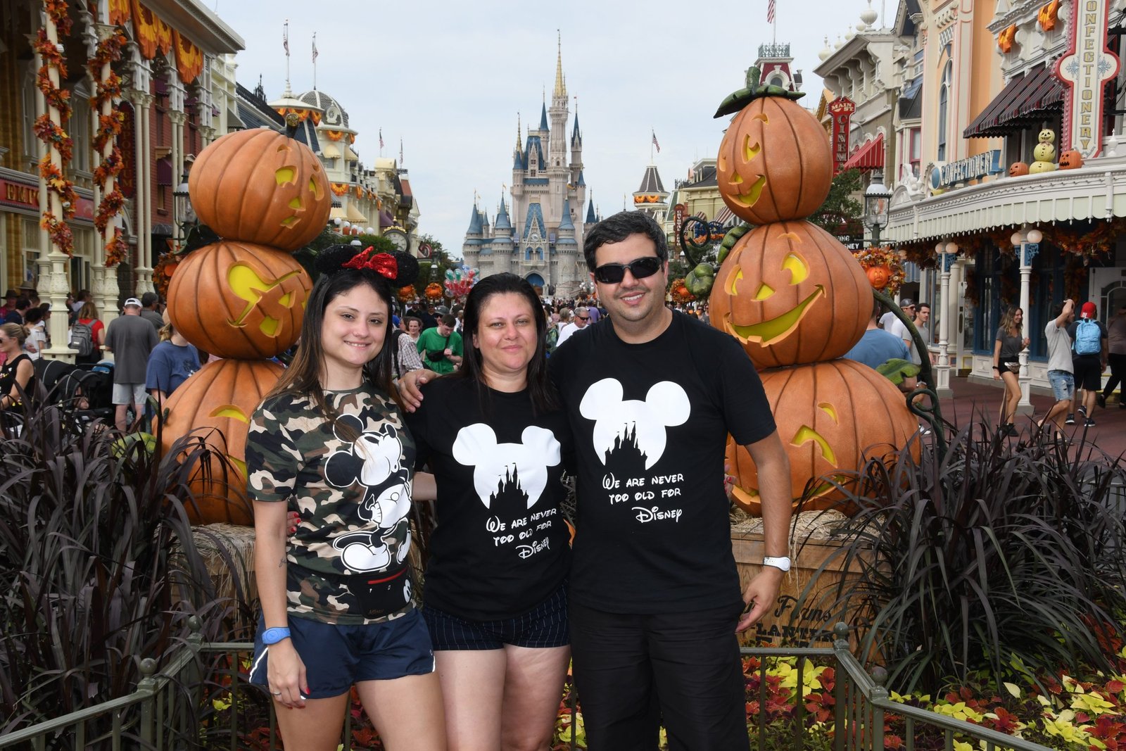 Foto da Entrada do MAgic Kingdom - Halloween