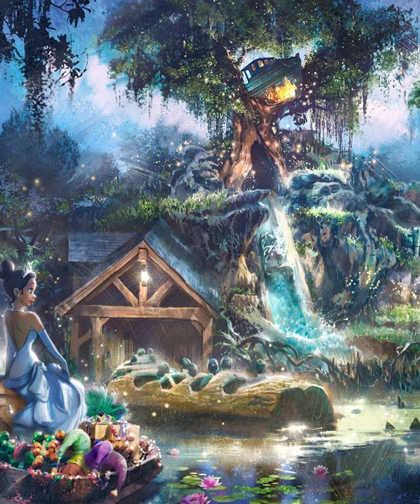 A Princesa e o Sapo - Nova Splash Mountain