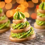 Doces em forma de arvore de natal